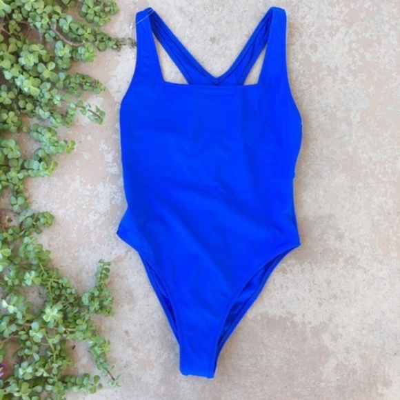 Outdoor Voices Other - Outdoor Voices Splash Blue One Piece Swimsuit